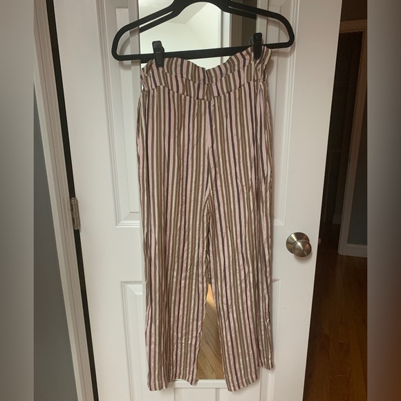 Italian Striped Pants with side tie - Picture 2 of 4